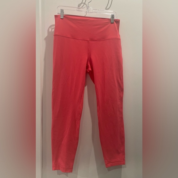 lululemon athletica Pants - Lululemon Athletica Coral Double-Lined Leggings